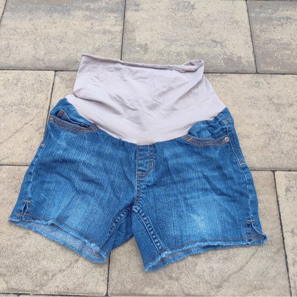 Maternity Shorts Light Blue